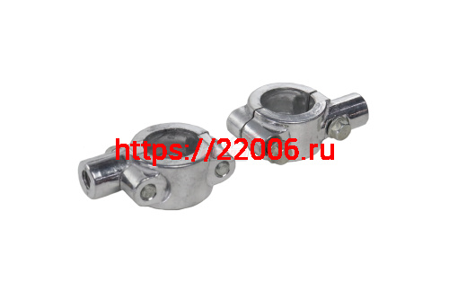 Кронштейны крепления зеркал М10 ХРОМ (алюминий)(ПАРА)