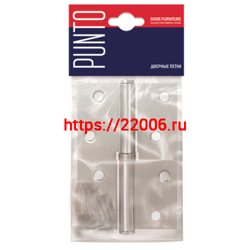 Петля Punto (Пунто) съемная IN4100SR-HD PB правая (113/HD-4) латунь ПОДВЕС фото 2