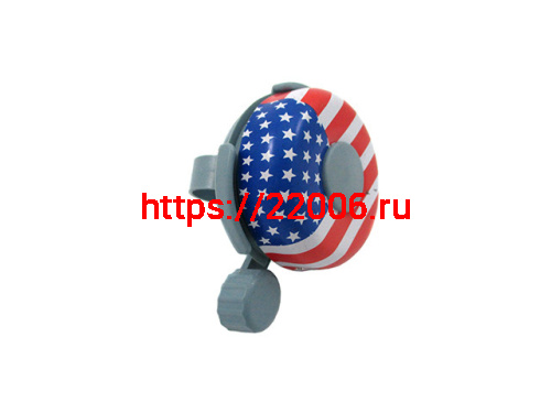 Звонок для велосипеда с флагом США Звонок для велосипеда с флагом США