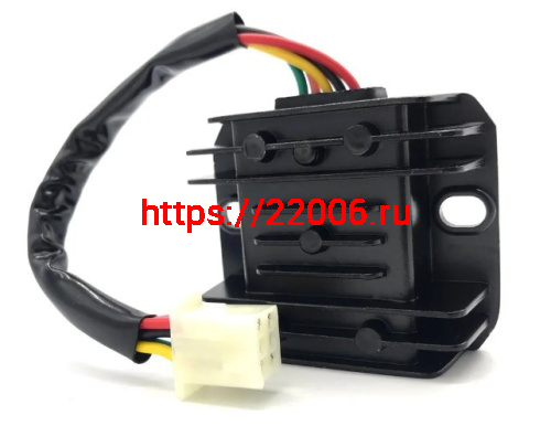 Реле регулятор напряжения 157FMI,166FMM,ATV150,RX150,SR150,BK150 (1 штекер "мама" 5 контактов) Реле регулятор напряжения 157FMI,166FMM,ATV150,RX150,SR150,BK150 (1 штекер "мама" 5 контактов)