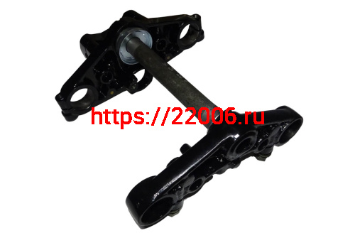 Траверса NITRO200  XY200-9 сборе, верхняя+нижняя с осью, с держателями руля 46020240 фото 2