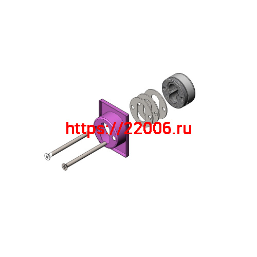 Броненакладка Fuaro (Фуаро) DEF.RL/K.4286 (DEF 4286 RL) SSC-16 сатинированный хром фото 3 Броненакладка Fuaro (Фуаро) DEF.RL/K.4286 (DEF 4286 RL) SSC-16 сатинированный хром фото 3