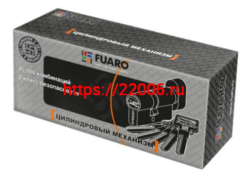 Цилиндровый механизм Fuaro (Фуаро) с вертушкой R602/80 mm (40+10+30) CP хром 5 кл. фото 2 Цилиндровый механизм Fuaro (Фуаро) с вертушкой R602/80 mm (40+10+30) CP хром 5 кл. фото 2