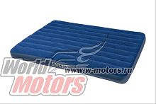 Матрас кемпинговый флок 152х203х25 см  (64759)  INTEX