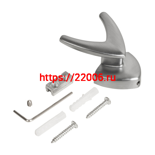 Крючок Ajax (Аякс) настенный MB-LM/K-003 SC матовый хром фото 4 Крючок Ajax (Аякс) настенный MB-LM/K-003 SC матовый хром фото 4