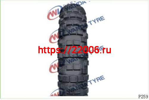 Покрышка 16" 90/100-16 Р259 без камеры, питбайк, Кросс, (Новая позиция), WANDA Покрышка 16" 90/100-16 Р259 без камеры, питбайк, Кросс, (Новая позиция), WANDA