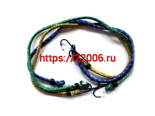 Резинки с металическими крючками для крепления груза (3 штуки в комплекте) Резинки с металическими крючками для крепления груза (3 штуки в комплекте)