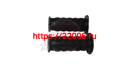 Грипсы детские 80мм, резина (d-22,2), с фланцами,с закрытым концом, черн.HUALONG фото 2 Грипсы детские 80мм, резина (d-22,2), с фланцами,с закрытым концом, черн.HUALONG фото 2