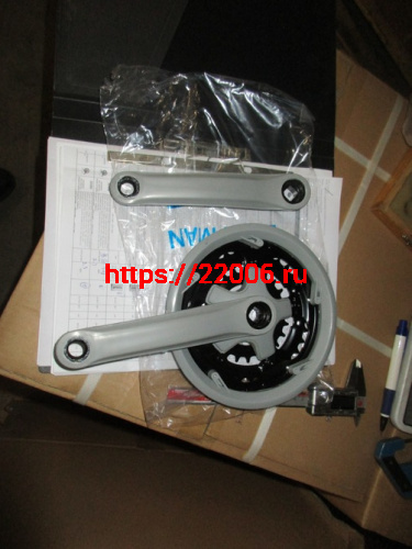 Шатуны 24/34/42Tх170мм, сталь в пластике, цвет серый (ETCW-03) Шатуны 24/34/42Tх170мм, сталь в пластике, цвет серый (ETCW-03)