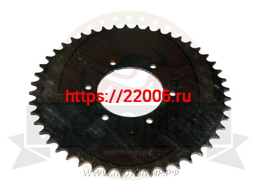 Звезда 48 зуб. (415) цепи, задняя "Газуля" F50/72/80 голая (6 отверстий) Звезда 48 зуб. (415) цепи, задняя "Газуля" F50/72/80 голая (6 отверстий)