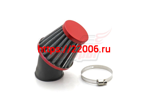 Фильтр Воздушный (1) х45 КОНУС 68 мм (d=42 mm) под углом 45 гр. КРАСНЫЙ (wk-1004) Фильтр Воздушный (1) х45 КОНУС 68 мм (d=42 mm) под углом 45 гр. КРАСНЫЙ (wk-1004)