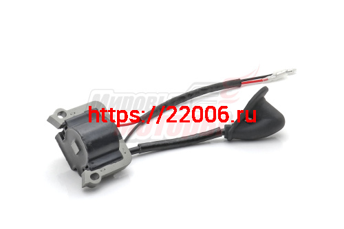 Зажигание в сборе мотокосы BC/GBC-033 (колпачок 45град) Зажигание в сборе мотокосы BC/GBC-033 (колпачок 45град)