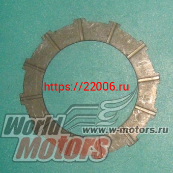 Диск сцепления Мопед "П" лепесток (КАРПАТЫ) (завод, Россия) Диск сцепления Мопед "П" лепесток (КАРПАТЫ) (завод, Россия)