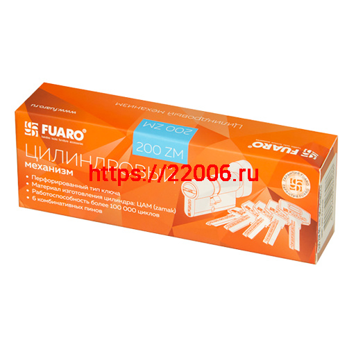 Цилиндровый Fuaro (Фуаро) механизм (200 ZM/110) 2000ZMKnob110(45+10+55) CP хром 5Key с вертушкой фото 2 Цилиндровый Fuaro (Фуаро) механизм (200 ZM/110) 2000ZMKnob110(45+10+55) CP хром 5Key с вертушкой фото 2