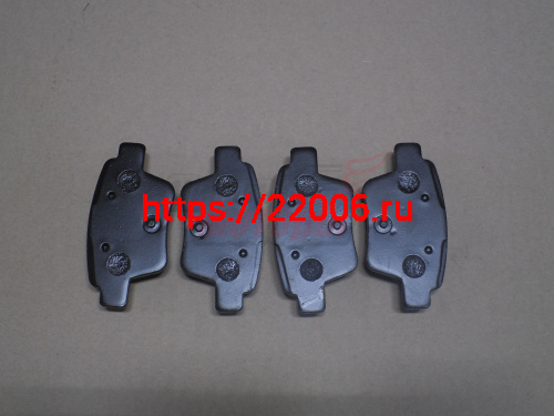 Колодки тормозные задние диск. комплект Emgrand EC7, FE-1,2 (1064001725)