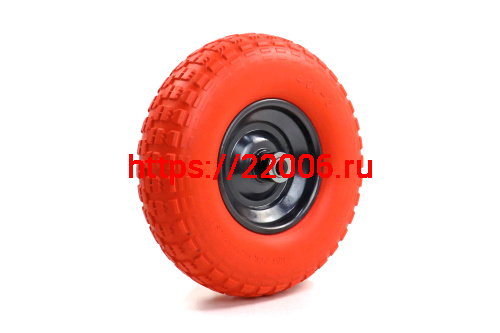 Колесо ПЕНА тачки садовой 6" 4,00/6" (W13) (под ось 20мм) фото 2 Колесо ПЕНА тачки садовой 6" 4,00/6" (W13) (под ось 20мм) фото 2