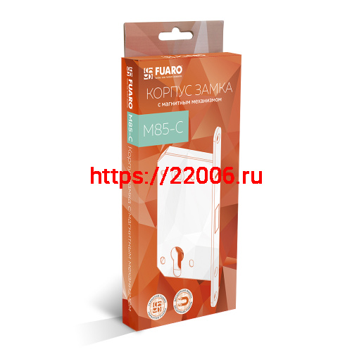 Корпус Fuaro (Фуаро) врезного замка MAGNM85C-50 (M85C-50) WH белый фото 2