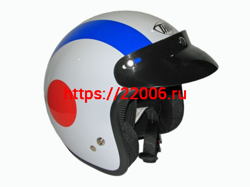Мотошлем THH T-380 №6 matte skull (S) Мотошлем THH T-380 №6 matte skull (S)