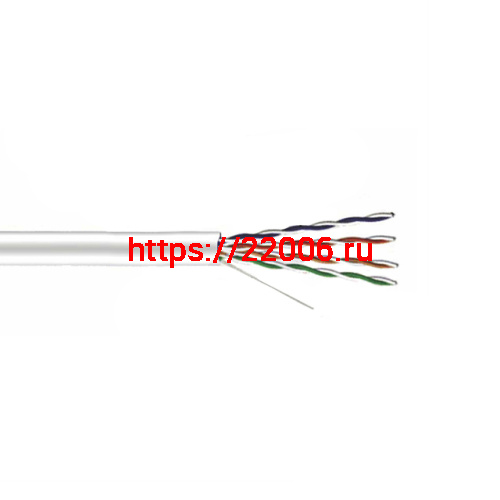 Кабель PLEXUS UTP 4PR 24AWG Cu CAT 5e PVC (0.52) 305м Кабель PLEXUS UTP 4PR 24AWG Cu CAT 5e PVC (0.52) 305м