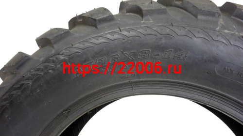 Покрышка ATV 14" 26 х 8.00 - 14 (Р392) без камеры, RM 500, RM 650 передние WANDA фото 3