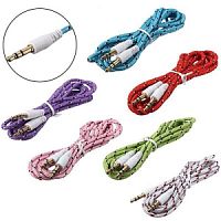 А/шнур Орбита TS-3200 плетеный (Джек 3,5 мм на Джек 3,5 мм) 1м/20/2000