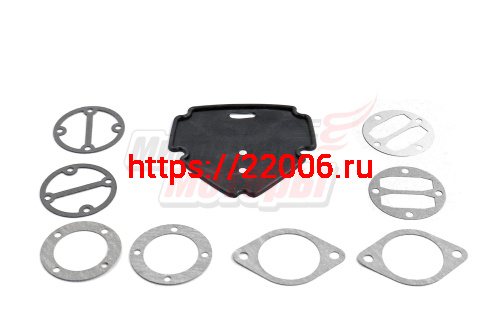 Набор прокладок компрессора Парма (К-1800/50, 2200/50) (КОМПЛЕКТ=9шт) Набор прокладок компрессора Парма (К-1800/50, 2200/50) (КОМПЛЕКТ=9шт)