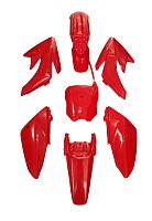 Пластик полный комплект KAYO 140/155 TTR125 new красный