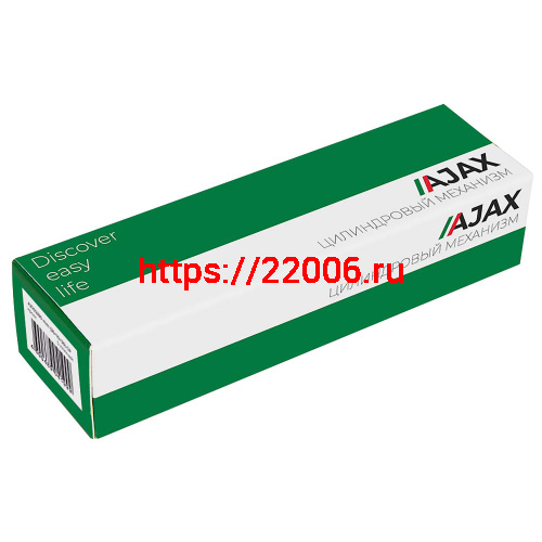 Цилиндровый Ajax (Аякс) механизм (AZ202/60) AZ2002Knob60 (25+10+25) CP хром фото 2