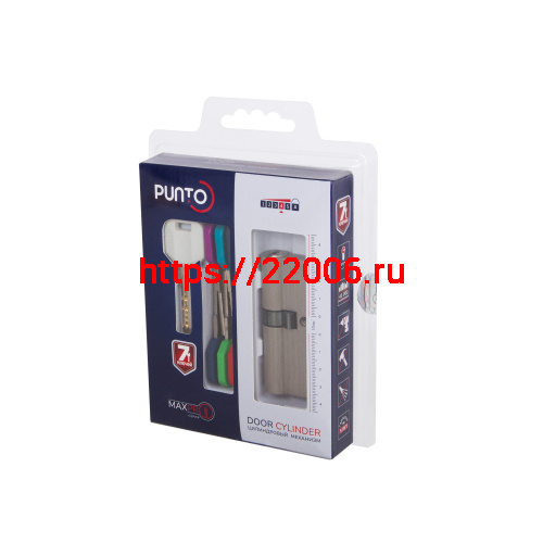 Цилиндровый Punto (Пунто) механизм MaxPro7000Key80mm(30+10+40) SN никель 7key фото 2