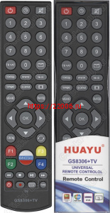 Пульт HUAYU GS-8306 SAT + TV Пульт HUAYU GS-8306 SAT + TV