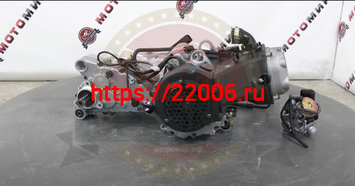 Двигатель снегоход Капитан150 4х т. 150 см3 157QMJ (GY6-150) моноблок с редуктором, масл.охл.(НЕ ДИН