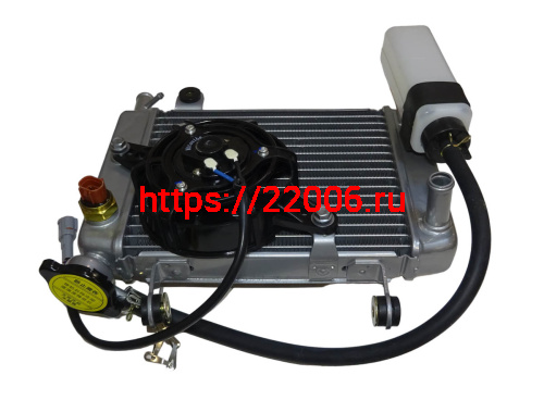 Радиатор охлаждения NC250 Zongshen ZS 177MM в сборе фото 3