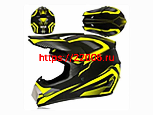 Мотошлем VIRTUE MD-905 Кросс черно-салатовый матовый (M) Мотошлем VIRTUE MD-905 Кросс черно-салатовый матовый (M)