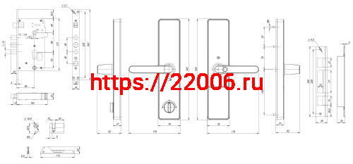 Замок врезной электронный к с ручкой Kaadas S500-5W с отпечатком пальца, с WiFi, черный фото 4 Замок врезной электронный к с ручкой Kaadas S500-5W с отпечатком пальца, с WiFi, черный фото 4