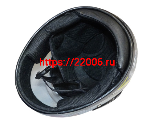 Шлем интеграл "Safelead" HF-908 (619) Детский E05 BLACK, TB-SILVER размер L (16 шт.) фото 5 Шлем интеграл "Safelead" HF-908 (619) Детский E05 BLACK, TB-SILVER размер L (16 шт.) фото 5