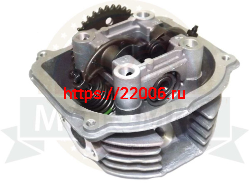 Головка цилиндра 4х такт. в сборе 150 см3 57,4 мм 157QMJ с распредв. (0302+0305+0306+0307+0401/0415) Головка цилиндра 4х такт. в сборе 150 см3 57,4 мм 157QMJ с распредв. (0302+0305+0306+0307+0401/0415)