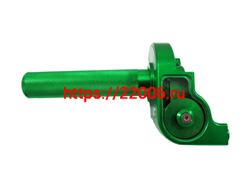 Ручка газа короткоходная в сборе (зеленая) CNC Ручка газа короткоходная в сборе (зеленая) CNC