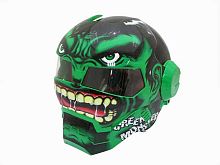 Мотошлем закрытый MASEI 610 Monster зеленый (XL)