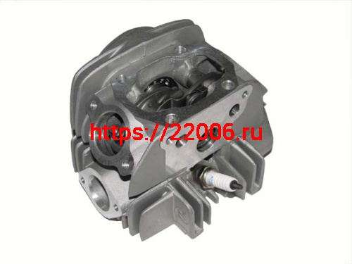 Головка цилиндра в сборе YX125 (клапана d-23/d-27, рокера, распредвал) Головка цилиндра в сборе YX125 (клапана d-23/d-27, рокера, распредвал)