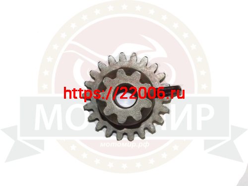 Шестерни кикстартера TB50/60 FT50QT (9зуб+22зуб) (компл) фото 2