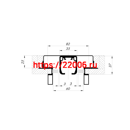 Комплект Armadillo (Армадилло) для обрамления пенала SLD.Comfort-PENAL frame 900/2300 AL фото 4 Комплект Armadillo (Армадилло) для обрамления пенала SLD.Comfort-PENAL frame 900/2300 AL фото 4