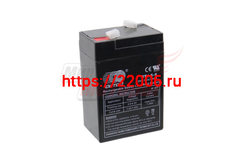 Аккумулятор герметичный 6В 4,5Aч OUTDO OT4.5-6/A (аналог DT6045)(70x48x100mm)(электромашинки) Аккумулятор герметичный 6В 4,5Aч OUTDO OT4.5-6/A (аналог DT6045)(70x48x100mm)(электромашинки)