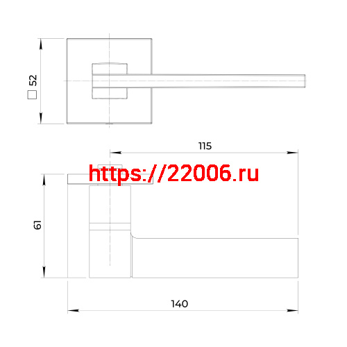Ручка Ajax (Аякс) раздельная K.JS51.SENSA BL-24 черный фото 3 Ручка Ajax (Аякс) раздельная K.JS51.SENSA BL-24 черный фото 3