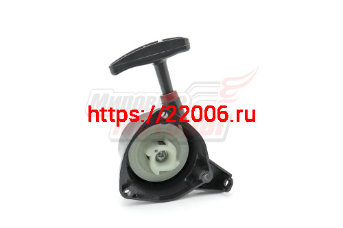 Стартер в сборе мотокосы GBC-026 (плавный пуск) крепление на 3 болта Стартер в сборе мотокосы GBC-026 (плавный пуск) крепление на 3 болта