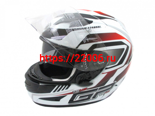Мотошлем THH TS-42 №11 white/red (M) Мотошлем THH TS-42 №11 white/red (M)