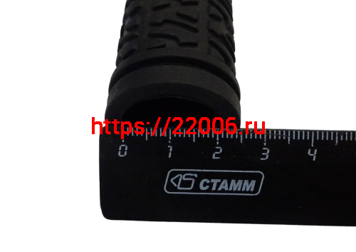 Грипсы для велосипеда 120мм, резина, черные (EHG-07) фото 4