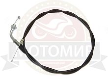 Трос газа L-1250мм, ход-80мм, "Газуля" F50/80 (мотоцикл СКАУТ)