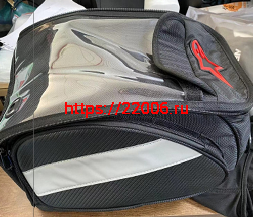 Сумка на бак объемная (T) tank (Alpinestars) черная Сумка на бак объемная (T) tank (Alpinestars) черная