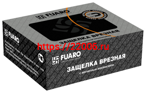 Защелка Fuaro (Фуаро) врезная MAGNET M12-50-25 AC медь фото 2