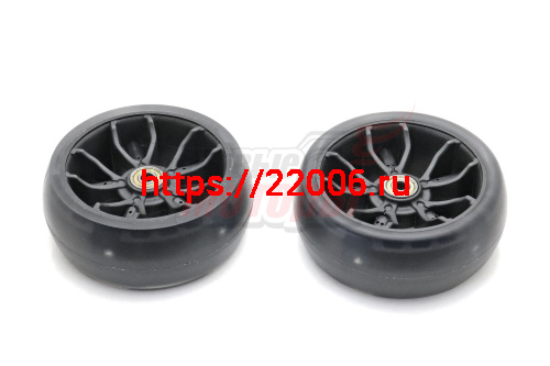 Колеса для самокатов 135*50мм на промподшипниках (PU, цвет: черный) (пара) Колеса для самокатов 135*50мм на промподшипниках (PU, цвет: черный) (пара)